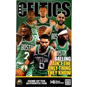 Boston Celtics Authentic Fan NBC Sports Balling Poster 11"x17"